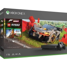 中亚Prime会员！Microsoft 微软 Xbox One X 1TB 游戏主机 +《地平线4》+《乐高竞速》同捆版