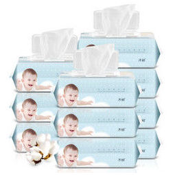 子初  婴儿湿纸巾  90抽*10包 