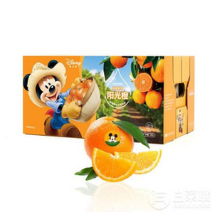 迪士尼 米奇系列 赣南脐橙 阳光橙子 3kg装 铂金果
