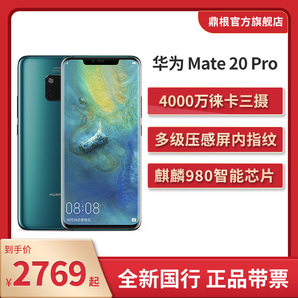 HUAWEI 华为 Mate 20 Pro 智能手机 6GB+128GB