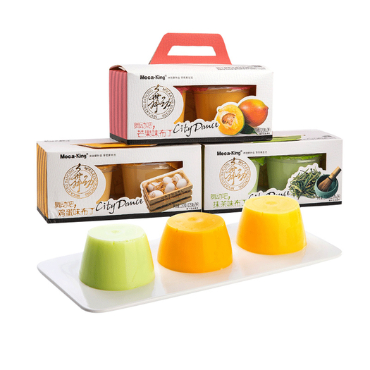 摩咔金网红鸡蛋酸奶布丁125g6杯礼盒168元包邮