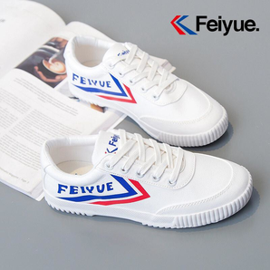 考拉海购黑卡会员： feiyue 飞跃 FY-8038 男女款复古小白鞋  *3件 136.51元（合45.5元/件）