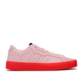 Adidas Sleek 粉色鞋底女士运动鞋