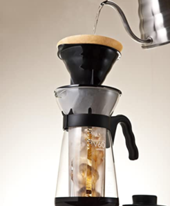 冰咖利器！HARIO 好璃奥 VIC-02B V60冰滤咖啡壶套装（02黑色限量版）到手约￥85.18