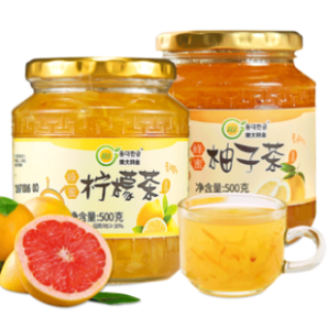 东大韩金蜂蜜柚子茶柠檬茶 500g*2