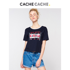 CacheCache 7609140494 女士短袖T恤 25.3元