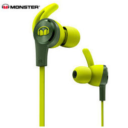 MONSTER 魔声 iSport Achieve 入耳式耳机 有线版 绿色