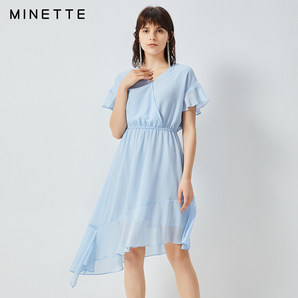 minette 30219144039 女士不规则连衣裙 79元包邮（需用券）