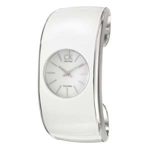 Calvin Klein 卡尔文·克莱因 Gloss 系列 白色女士时装腕表 K6002101