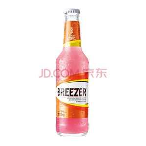 Breezer  冰锐 洋酒 4.8°朗姆预调鸡尾酒 瓶装蜜桃味 275ml  
