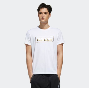 阿迪达斯官方 adidas AI SS GFX FOIL 男子运动型格短袖T恤