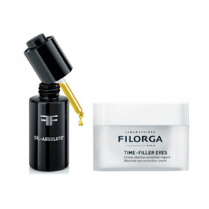 Filorga菲洛嘉  抗衰老修复精华油+焕龄时光眼霜套装（Tester装）