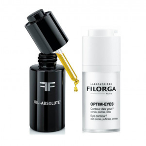 Filorga菲洛嘉  抗衰老修复精华油+360雕塑眼霜 套装（Tester装）