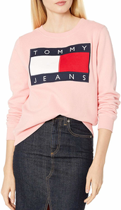 Tommy Hilfiger 汤米·希尔费格 女式短款时尚LOGO套头卫衣 到手价为365元