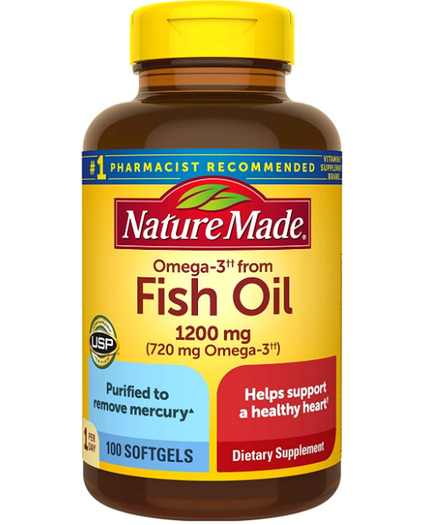 prime会员naturemadeomega3深海鱼油胶囊1200mg100粒含税到手价为9128