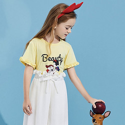 Mini Peace 太平鸟童装 女童迪士尼T恤 低至88元（4件68折）