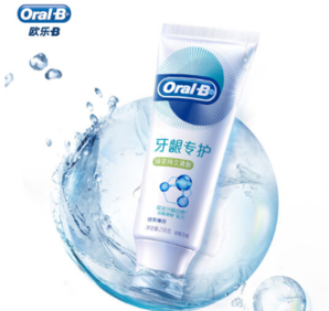 Oral-B 欧乐-B 排浊泡泡 牙龈专护牙膏 绿茶清新修护 200g  