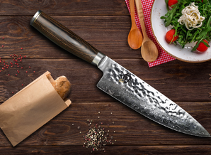KAI 贝印 旬系列 TDM-0706 大马士革钢厨师刀20cm