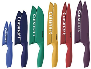 Cuisinart 美膳雅 C55-12PCKSAM 彩色不锈钢刀具12件套 到手约172元