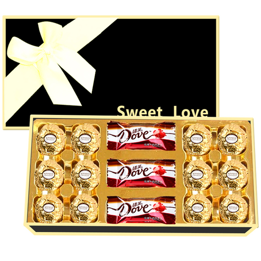 德芙创意巧克力礼盒装15颗