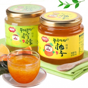福事多 蜂蜜柚子柠檬茶酱 500g*2瓶