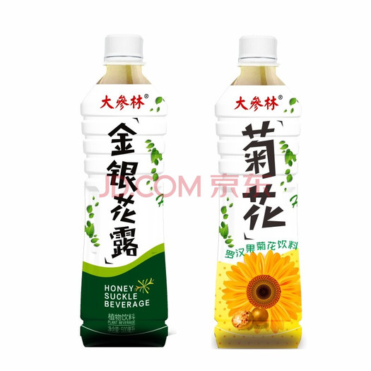 大參林 金銀花植物涼茶飲料 500ml*5瓶