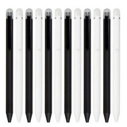晨光(M&G)本味系列热可擦0.5mm黑色子弹头按动中性笔签字笔水笔 12支/盒AKPH6401 