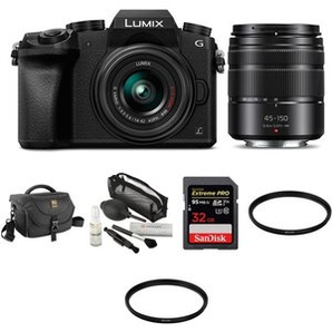 Panasonic Lumix DMC-G7 + 14-42mm OIS + 45-150mm 镜头