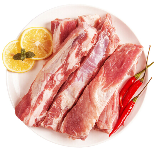 2日10点熊氏牧场加拿大猪肋排软骨条500g