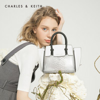 CHARLES&KEITH CK2-50150861 透明拼接单肩包 