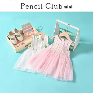 pencilclub 铅笔俱乐部 女童无袖连衣裙 