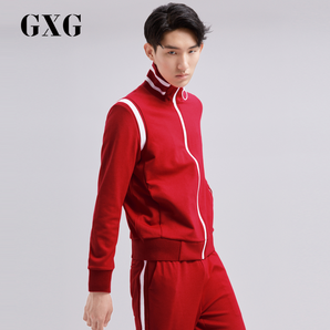 31日0点： GXG 173121541 男士潮流红色夹克外套 低至68.56元包邮（需用券）