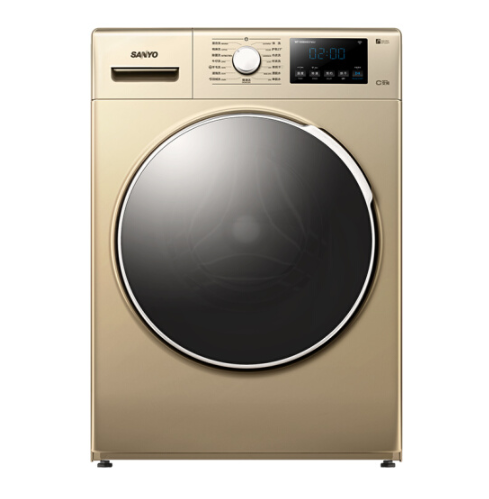 sanyo三洋wf80bhi576s8公斤变频洗烘一体滚筒全自动洗衣机