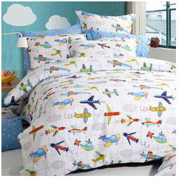 Dohia 多喜爱 飞行梦 儿童全棉斜纹床单四件套 1.5米床