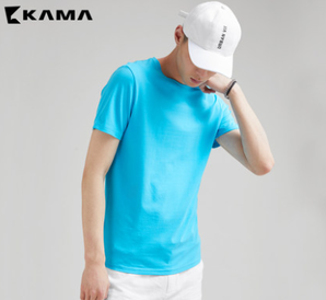 KAMA 卡玛 2219592 男士短袖T恤 