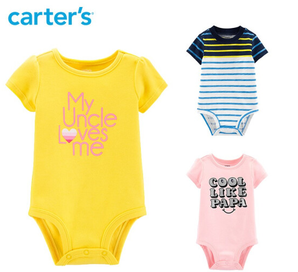 Carters 婴童短袖连体衣 29元包邮（需用券）