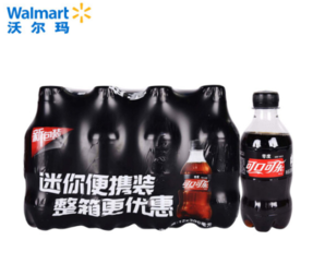 Coca-Cola 可口可乐 Zero 零度 汽水饮料 300ml*12瓶