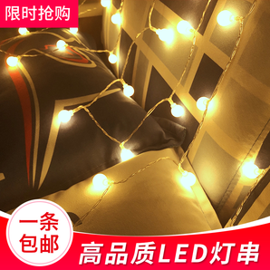 东海龙威 D0013 LED小彩灯 2米10灯 电池款  1.6元包邮（需用券）