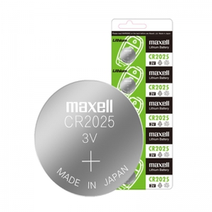 Maxell 麦克赛尔 CR2025 通用钮扣电池 5粒装 9.9元包邮