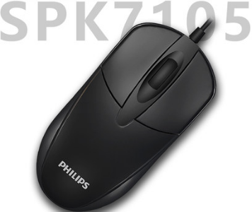 Philips 飞利浦 SPK7105 有线鼠标 标准版 9.9元包邮（需用券）