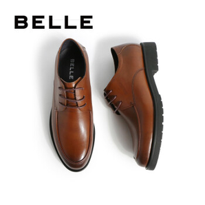 16日0点！ Belle 百丽 53102AM7C 男款商务皮鞋 299元包邮（双重优惠）