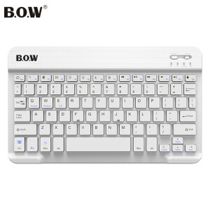 B.O.W 航世 HB030 办公蓝牙键盘 白色