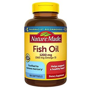 Nature Made 鱼油(1200 mg，100粒) 