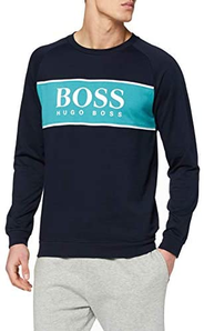 码全，BOSS Hugo Boss 雨果·博斯 Authentic 男式纯棉套头运动卫衣 