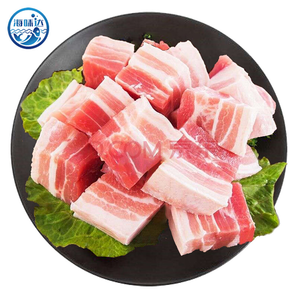 海味达 新鲜猪肉五花肉块免切调理精五花肉丁2斤1000g