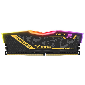 31日0点！Team 十铨 T-FORCE DELTA TUF Gaming RGB DDR4 3000 台式机内存条 16GB
