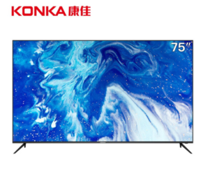61预售： KONKA 康佳 75P7 液晶电视 75英寸 2999元包邮（需19元定金，1日10点付尾款）