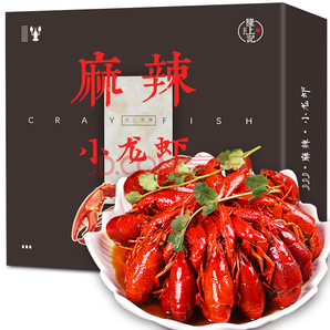 隆上记 麻辣小龙虾熟食1.8kg 4-6钱/36-48只 净虾1kg 