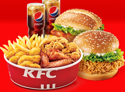 kfc肯德基wow双堡套餐