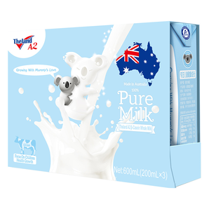 纽仕兰 A2β-酪蛋白全脂纯牛奶200ml*3